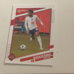 Bukayo Saka England Soccer Card